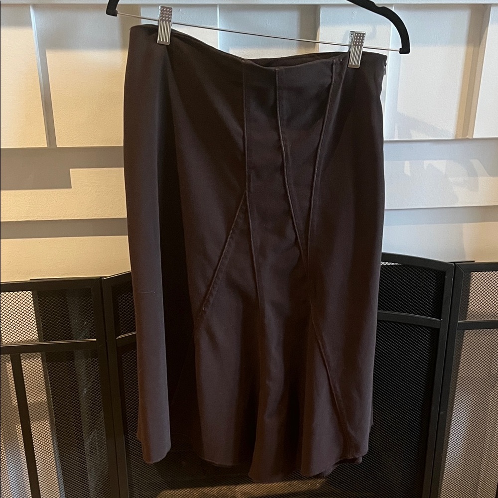 San Francisco Elegant Brown A-Line Skirt, Size 9